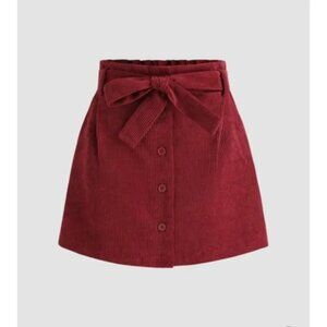Cider Corduroy Mini Skirt Size M